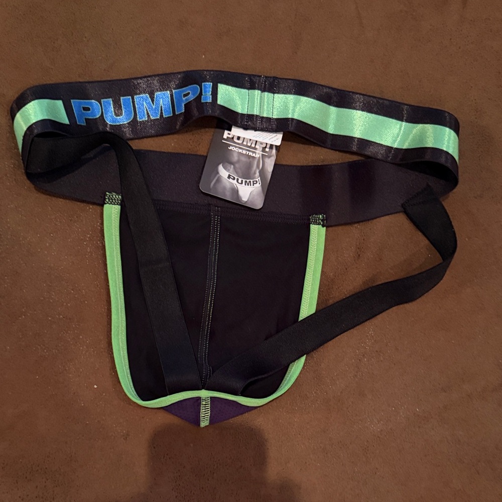 Men's Purple and Green Jockstrap Size Medium New with tags - Picture 8 of 8